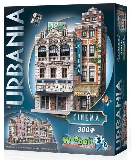 3D puzzle Wrebbit 3D puzzle Urbania: Kino 300 dílků