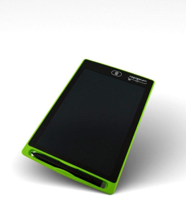 Digitální zápisník Nepapirum 8,5“ LCD psací tabulka - Zelená