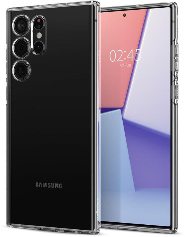 Kryt na mobil Spigen Liquid Crystal Crystal Clear Samsung Galaxy S22 Ultra 5G