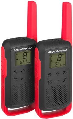 Vysílačky Motorola TLKR T62, červené