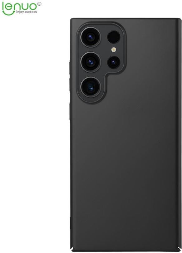 Kryt na mobil Lenuo Leshield obal pro Samsung Galaxy S23 Ultra, černá