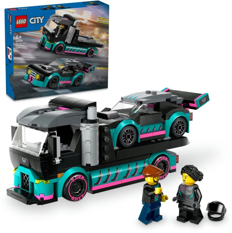 LEGO stavebnice LEGO® City 60406 Kamión se závodním autem