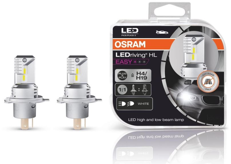 LED autožárovka Osram LEDriving HL EASY H4/H19, 2ks