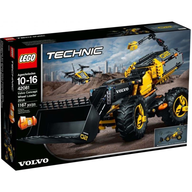 Stavebnice LEGO Technic 42081 Volvo koncept kolového nakladače Zeux