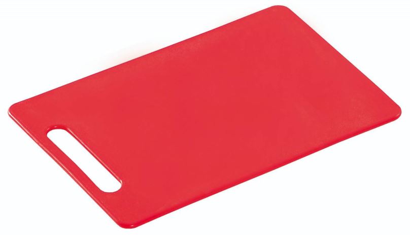 Krájecí deska Kesper Prkénko z PVC 24 x 15 cm, červené