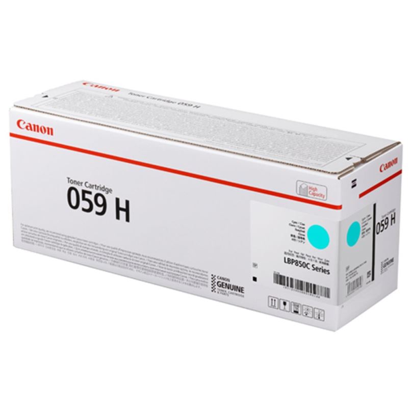 Canon originální toner 059HC, cyan, 13500str., 3626C001, high capacity, Canon LBP852Cx, O