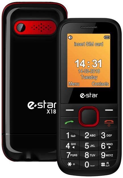 Mobilní telefon eSTAR X18 červený