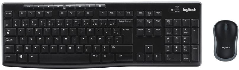 Set klávesnice a myši Logitech Wireless Combo MK270 - FR