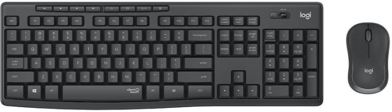 Set klávesnice a myši Logitech Wireless Combo MK295, graphite - US INTL