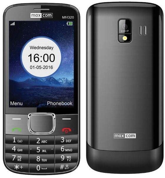 Mobilní telefon Maxcom MM320 černý