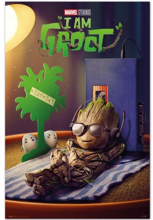 Plakát Marvel - I am Groot - Get your Groot on - plakát