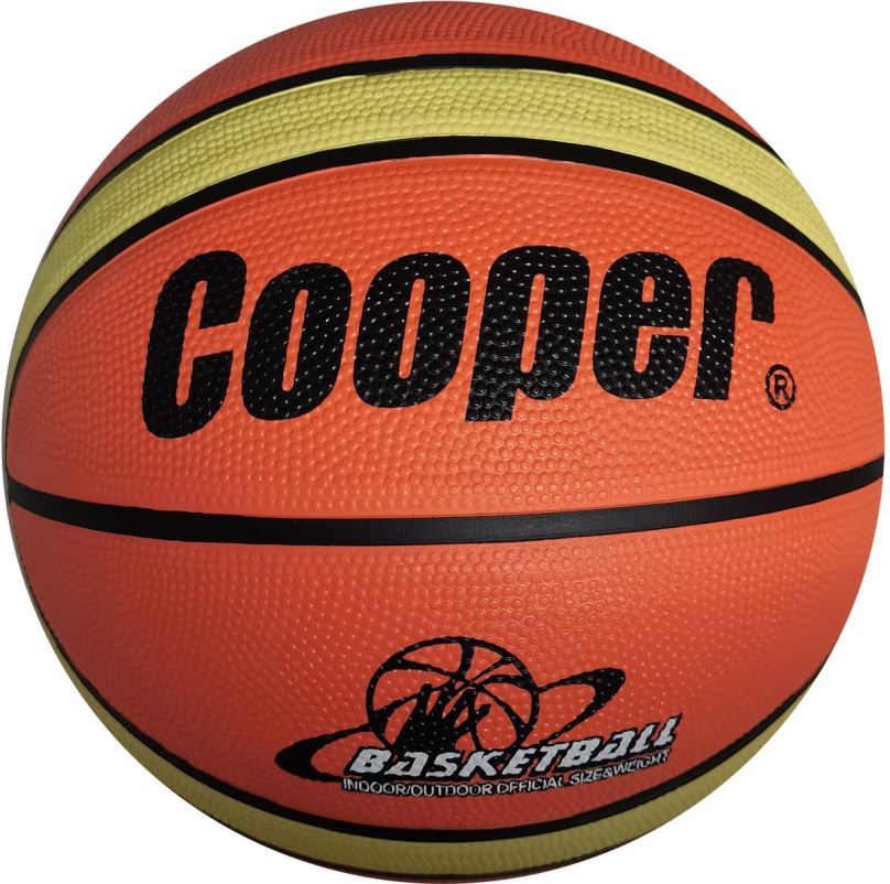 Basketbalový míč COOPER B3400 YELLOW/ORANGE vel. 7