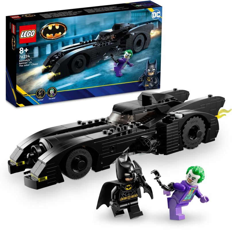 LEGO stavebnice LEGO® DC Batman™ 76224 Batman™ vs. Joker™: Honička v Batmobilu