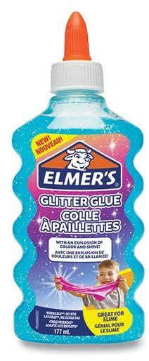 Lepidlo ELMER'S Glitter Glue 177 ml, modré