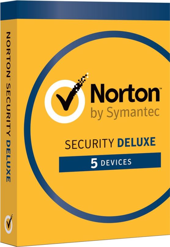 Internet Security Norton Security Deluxe, 1 uživatel na 5 zařízení na 3 roky (elektronická licence)