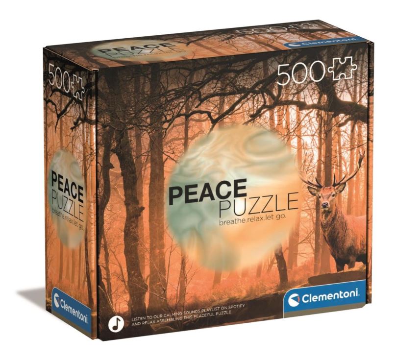 CLEMENTONI Peace puzzle: Ševelení ticha 500 dílků