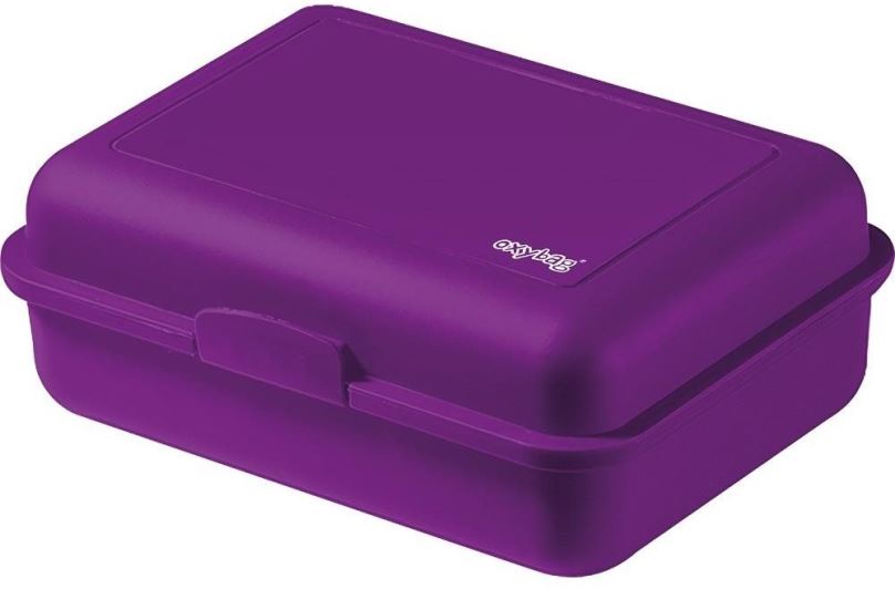 Svačinový box Oxybag Box na svačinu fialová-mat