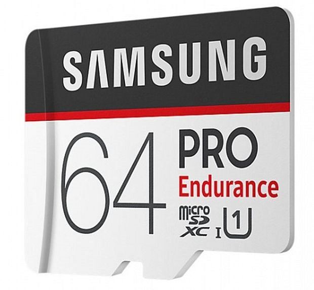 Paměťová karta Samsung MicroSDXC PRO Endurance + SD adaptér