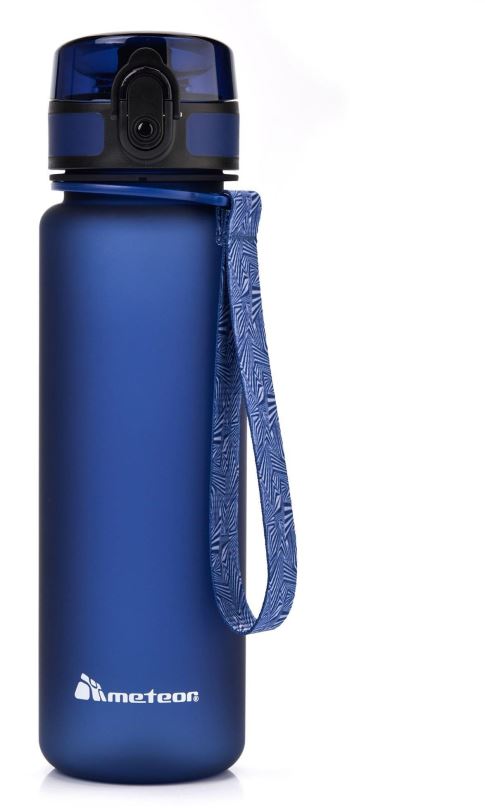 Láhev na pití Tritanová sportovní láhev METEOR, tmavě modrá650ml