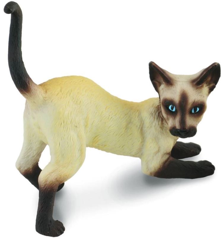 Figurka Collecta siamská kočka - škrábající