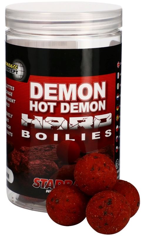 Starbaits Hard Boilies Hot Demon 200g 24mm