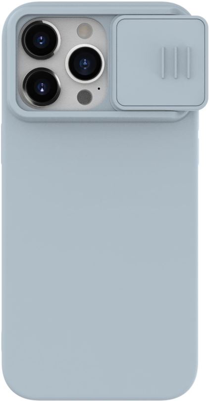 Kryt na mobil Nillkin CamShield Silky Silikonový Kryt pro Apple iPhone 15 Pro Max Star Grey