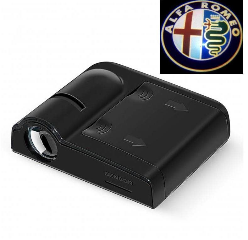 Příslušenství do auta LED logo projektor Alfa Romeo značka automobilu 12V