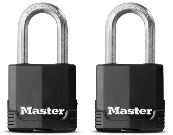 Visací zámek Master Lock Set 2 ks visacích zámků z vrstvené oceli M115EURTLF Master Lock Excell 48mm