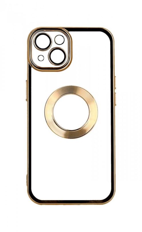 Kryt na mobil TopQ Kryt iPhone 13 Beauty Clear zlatý 86272