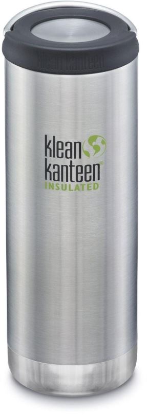 Termoska Klean Kanteen TKWide termoska w/Wide Loop Cap, brushed stainless, 473 ml