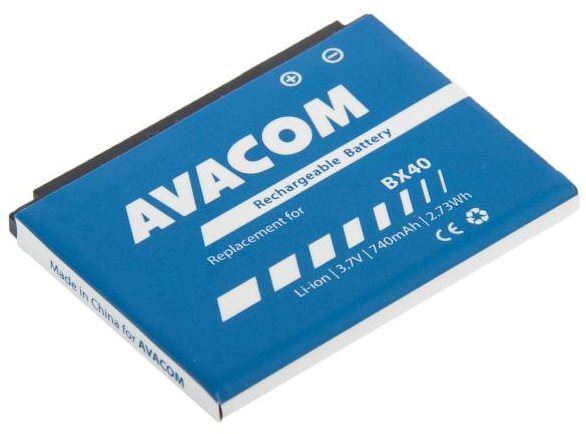 Baterie pro mobilní telefon Avacom pro Motorola U9, V9, V9x Li-Ion 3.7V 740mAh (náhrada BX40)