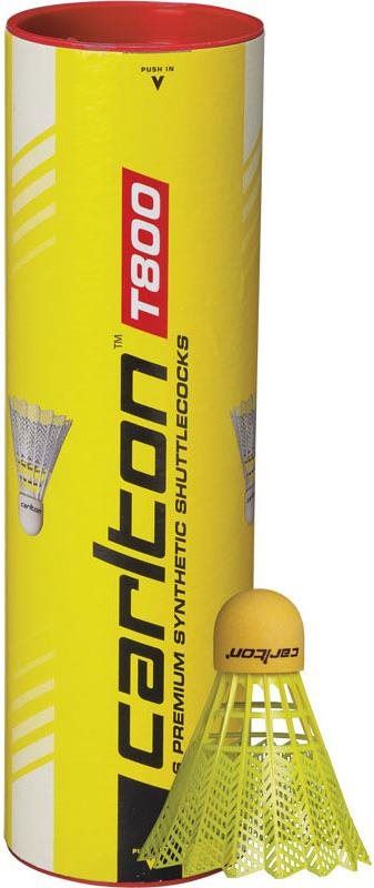 Badmintonový míč Dunlop T800 žlutý (rychlý)