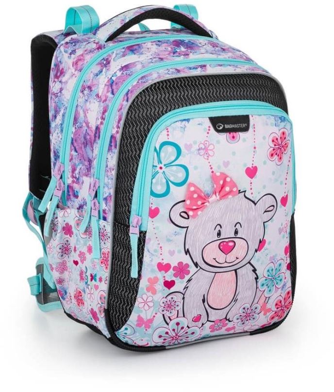 Školní batoh BAGMASTER LUMI 21 C školní batoh - medvídek