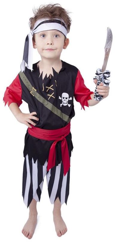Kostým Rappa pirát se šátkem (M)
