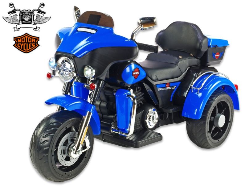 Motorka pro děti Big chopper Motorcycle, modrý