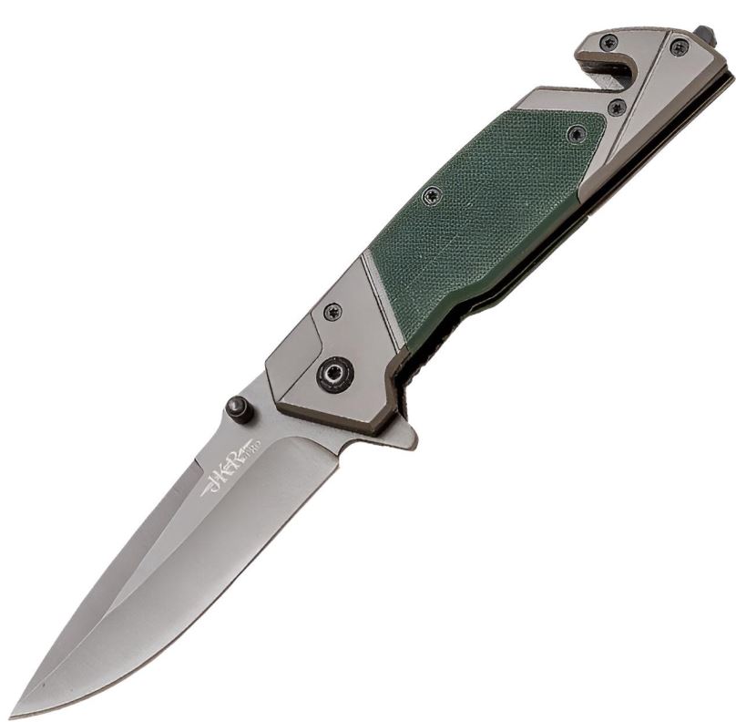 Nůž JKR PRO Zavírací nůž, titan, G10, zelený
