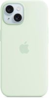 Kryt na mobil Apple iPhone 15 Silikonový kryt s MagSafe světle mátový