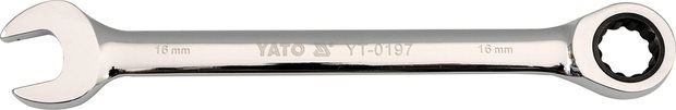 Očkoplochý klíč Yato Klíč očkoplochý ráčnový 16 mm