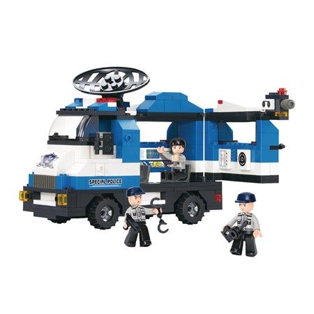 SLUBAN stavebnice Policejní Výzvědná Jednotka, 265 dílků (kompatibilní s LEGO)