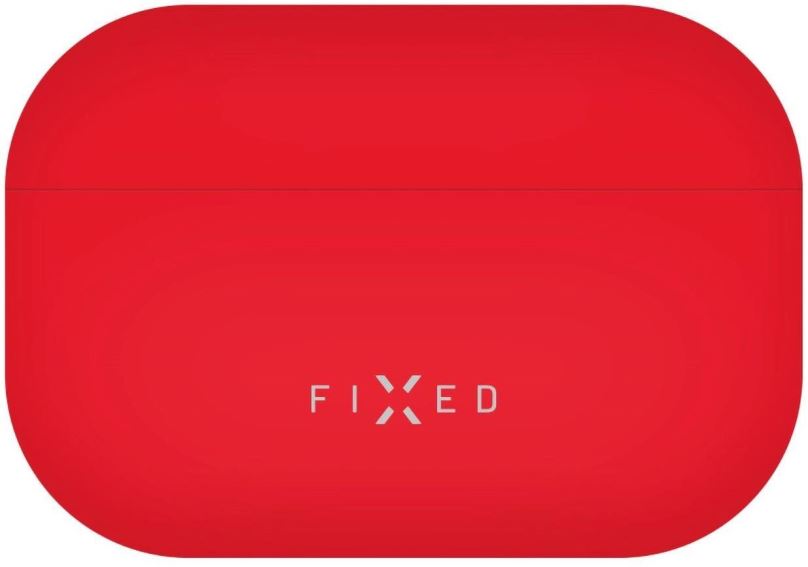 Pouzdro na sluchátka FIXED Silky pro Apple Airpods Pro červené