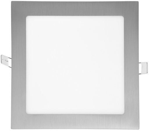 LED světlo EMOS LED podhledové svítidlo NEXXO stříbrné, 17,5 x 17,5 cm, 12,5 W, teplá/neutrální bílá