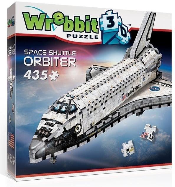 3D puzzle Wrebbit 3D puzzle Raketoplán Orbiter 435 dílků