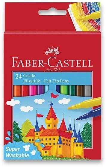 Fixy FABER-CASTELL Castle kulaté, 24 barev