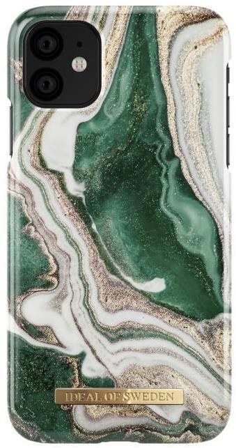 Kryt na mobil iDeal Of Sweden Fashion pro iPhone 11/XR golden jade marble