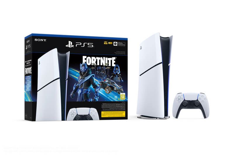 Herní konzole PlayStation 5 (Slim) Digital Edition + Fortnite