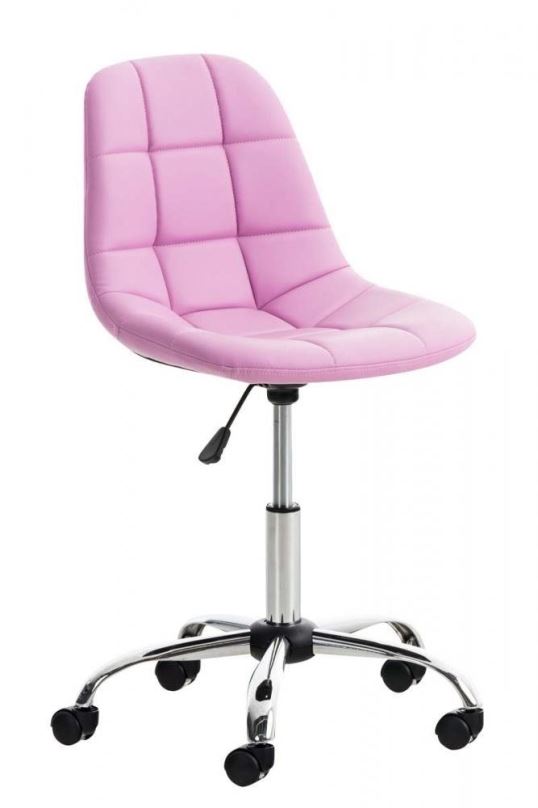 Kancelářská židle BHM GERMANY Emil, růžová