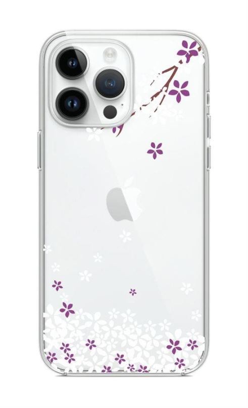 Kryt na mobil TopQ Kryt iPhone 14 Pro Max Květy sakury 82525
