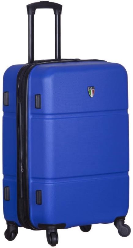 Cestovní kufr TUCCI T-0117/3 M ABS - modrá