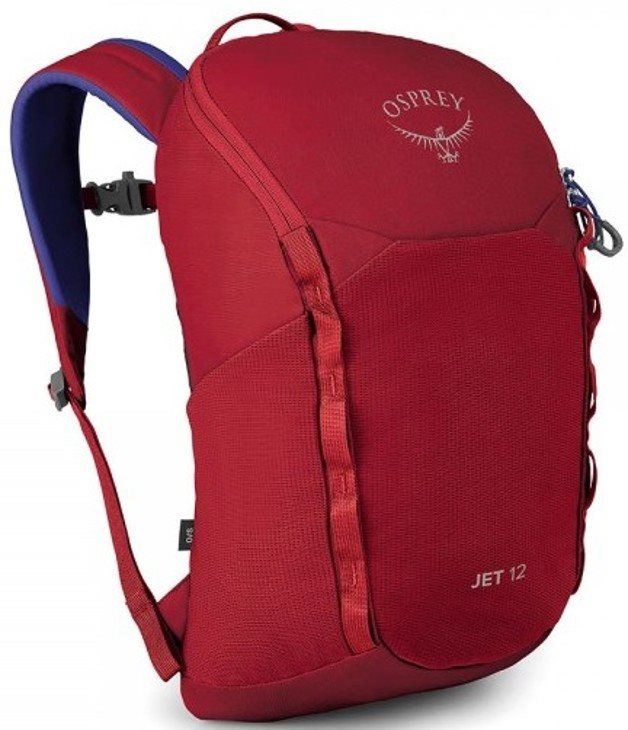 Turistický batoh Osprey Jet 12 II Cosmic Red