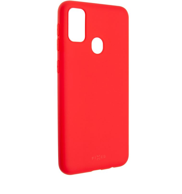 Kryt na mobil FIXED Story pro Samsung Galaxy M21 červený